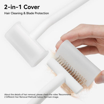 Aumuca Dematting Undercoat Comb Brush for Dogs and Cats - Pet Grooming Rake - Dog Brush for Shedding