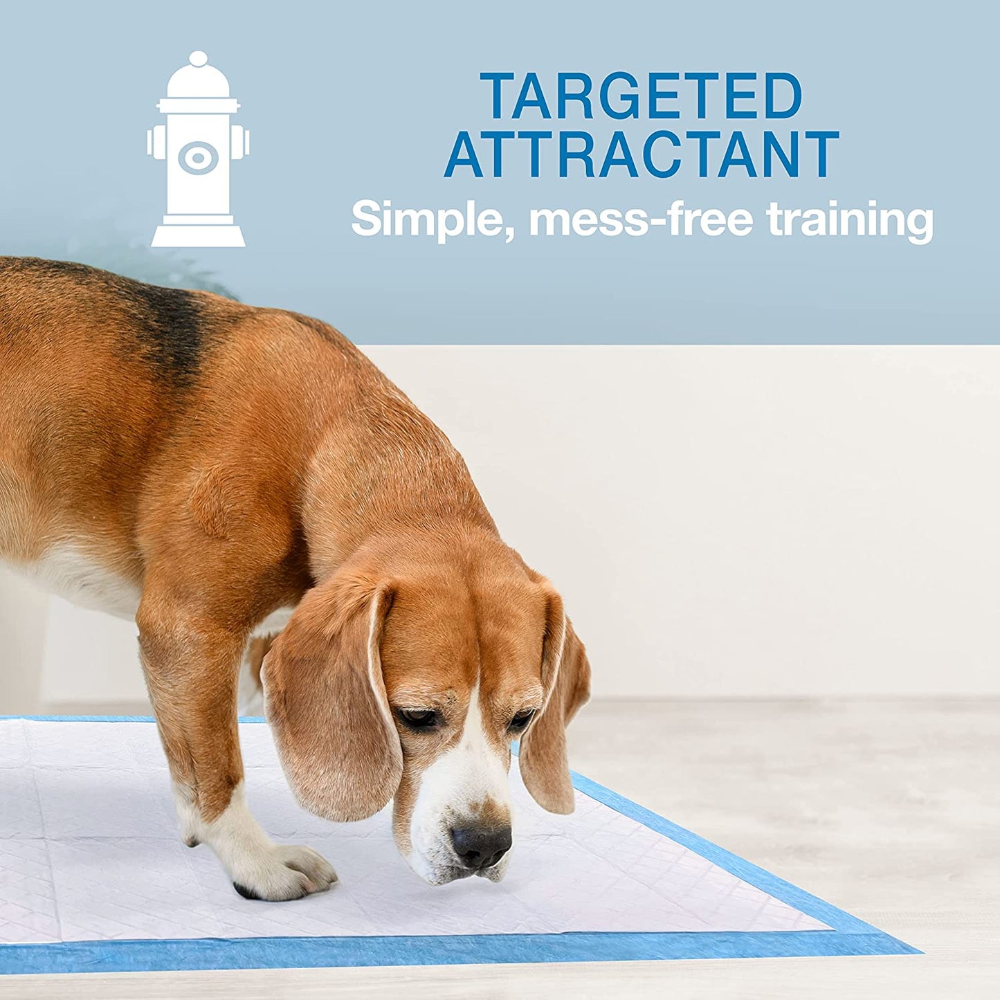 Wee-Wee Superior Performance Unscented Pee Pads for Dogs & Puppies, Quilted Leak-Proof Dog Housebreaking Potty Training Floor Protection, 22" X 23", 100 Count